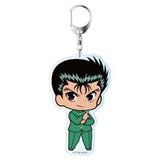 YuYu Hakusho Acrylic Keychain Kuwabara Hiei Urameshi Pendant Key Holder