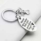 Guardian Angel Driver Keychain - Drive Safe Reminder