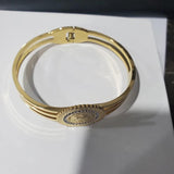 316L Stainless Steel Rooster Cuff Bracelet for Women