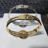 316L Stainless Steel Rooster Cuff Bracelet for Women