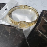 316L Stainless Steel Rooster Cuff Bracelet for Women