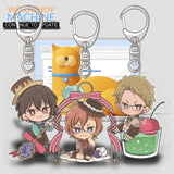 Bungo Stray Dogs Anime Couple Keychain Acrylic Gift