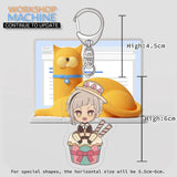 Bungo Stray Dogs Anime Couple Keychain Acrylic Gift