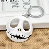 Nightmare 3D Jack Skellington Keychain Noctilucent Resin Keyring