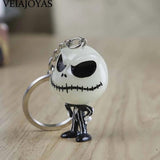 Nightmare 3D Jack Skellington Keychain Noctilucent Resin Keyring