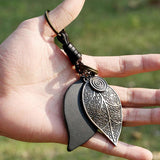 Vintage Bronze Alloy Heart-Shaped Charm Keychains Handbag Car Key Ring