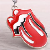 Big Tongue Keychain Keyring Metal Pendant Car Holder for Fans