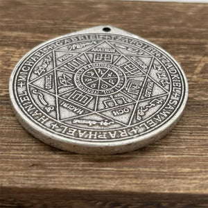 Archangel Saint Michael Asterion Seal Keychain Kabbalah Amulet