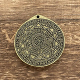 Archangel Saint Michael Asterion Seal Keychain Kabbalah Amulet
