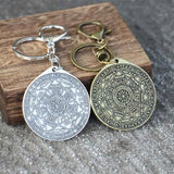 Archangel Saint Michael Asterion Seal Keychain Kabbalah Amulet