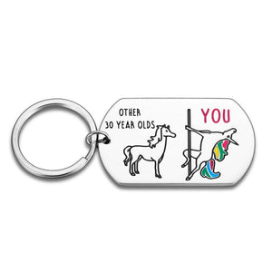 Lawyer Aunt Happy Birthday Keychain 30 Years Old Gift