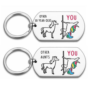 Lawyer Aunt Happy Birthday Keychain 30 Years Old Gift