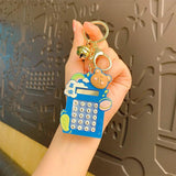 Silicone Maze Calculator Keychain Rabbit Frog Bear Shape Pendant