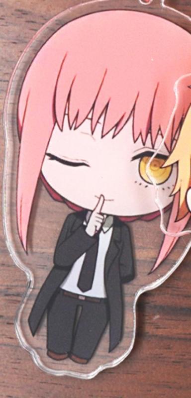Chainsaw Man Anime Denji Makima Aki Keychain