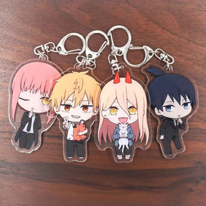 Chainsaw Man Anime Denji Makima Aki Keychain
