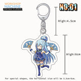 KonoSuba Couple Keychain Acrylic Gift Anime Ornament Cosplay Fans