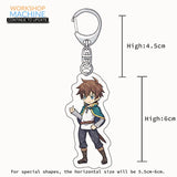 KonoSuba Couple Keychain Acrylic Gift Anime Ornament Cosplay Fans