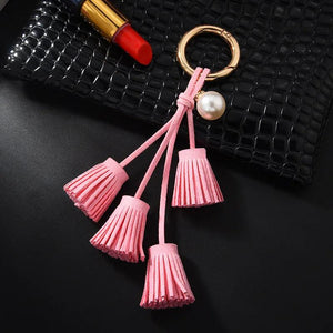 Plush Bag Pendant Velvet Tassel Keychain