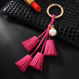 Plush Bag Pendant Velvet Tassel Keychain