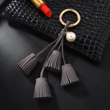 Plush Bag Pendant Velvet Tassel Keychain
