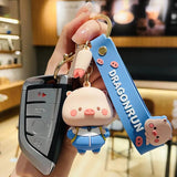 Cute Pig Keychain Doll for Schoolbag, Girl Boy Couple Bag Pendant Gift