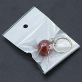 Crystal Stone Key Chain Healing Sphere Agates Quartz Key Rings
