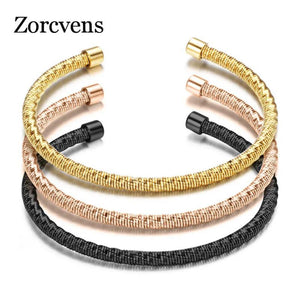 Punk Vintage Silver Charm Bracelet for Women