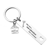 Home Adventures Memories Keychain Housewarming Gift Keyring First Home Key Chain