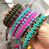 Wrist Strap Lanyard Weave Car Keys Keychain Metal Keyring Landyard Keychains
