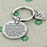Father in Law Keychain Gift Thank You for Sharing Your Son