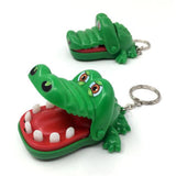 Crocodile Bite Finger Toy Keychain