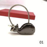 Couple Kissing Whales Magnetism Keychain Christmas Valentines Gift