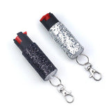 Retro Press Self-Defense Key Chain Anti-Wolf Sequin Bag Pendant