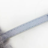 Plush Bear's Paw Keychain Embroidery Key Ring Pompom Bag Pendant