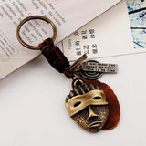 Vintage Maple Leaves Charm Keychains Handbag Car Key Ring Pendant Keyrings