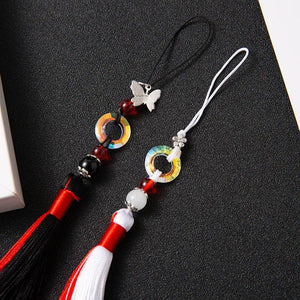TGCF Keychain Metal Beads Key Ring Kids Key Holder