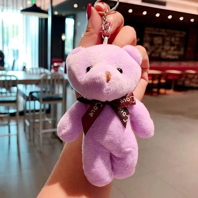 Mini Plush Bear Keychains - Teddy Bear Key Chain for Teens Girls Boys
