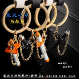 Demon Slayer Tanjirou Sword Keychain Kamado Tanjirou Weapon Keyring