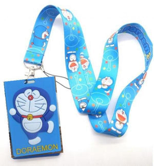 Doraemon Lanyard Key Chains Card Holders Bank Card Neck Strap P08