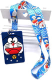Doraemon Lanyard Key Chains Card Holders Bank Card Neck Strap P08