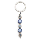 Colorful Heart Evil Eye Keychain Car Keyring Women Men Jewelry