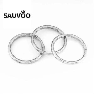 Metal Key Holder Split Rings Unisex Keyring Keychain Finding Accessory