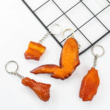 Roasted Chicken Wings Keychain