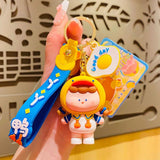 Duck Headgear Kids Keychain PVC Pendant Key Chain