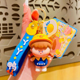 Duck Headgear Kids Keychain PVC Pendant Key Chain