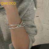 Summer Silver Bow Bracelet For Women INS Creative Birthday Party Fine Jewelry