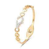 Stainless Steel Plating Cuff Symbol Bangles For Women Bangle Bracelet
