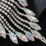 Rhinestone Harness Bracelet Finger Chain Crystal Bangle