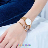 WinkinWinsin P Series Hand Chain Rose Plated Women Titanium Bracelet