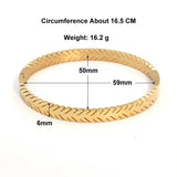 Unique Leaf Circle Bracelet 18K Stainless Steel Jewelry